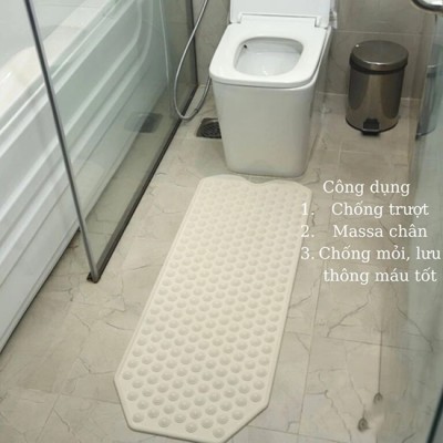 Thảm chùi chân chống trơn trượt nhà tắm nhà vệ sinh thảm massage WG-815