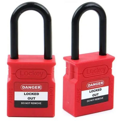 Ổ khóa LOTTO cùm nylon cách điện 38mm PROLOCKEY CP38P-RED