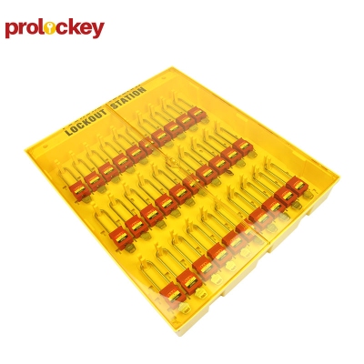 ​​​​​​​Tủ khóa LOTO tích hợp 30 ổ khoá an toàn P76S-RED PROLOCKEY LG11
