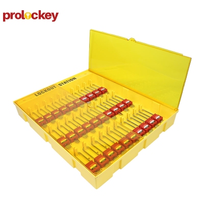 ​​​​​​​Tủ khóa LOTO tích hợp 30 ổ khoá an toàn P76S-RED PROLOCKEY LG11
