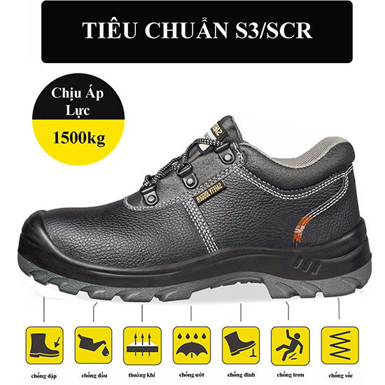 Giày an toàn cổ thấp có dây buộc Jogger Bestrun S3 2